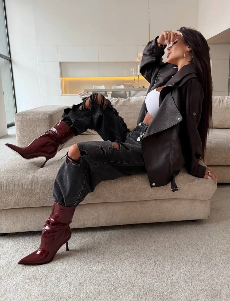 кожаная куртка,женская кожаная куртка,куртка женская из искусственной кожи,куртка женская,косуха оверсайз