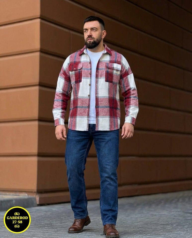 рубашка мужская в клетку,рубашка мужская,рубашка на флисе утепленная le valdo,рубашка мужская большие размеры,флисовая рубашка