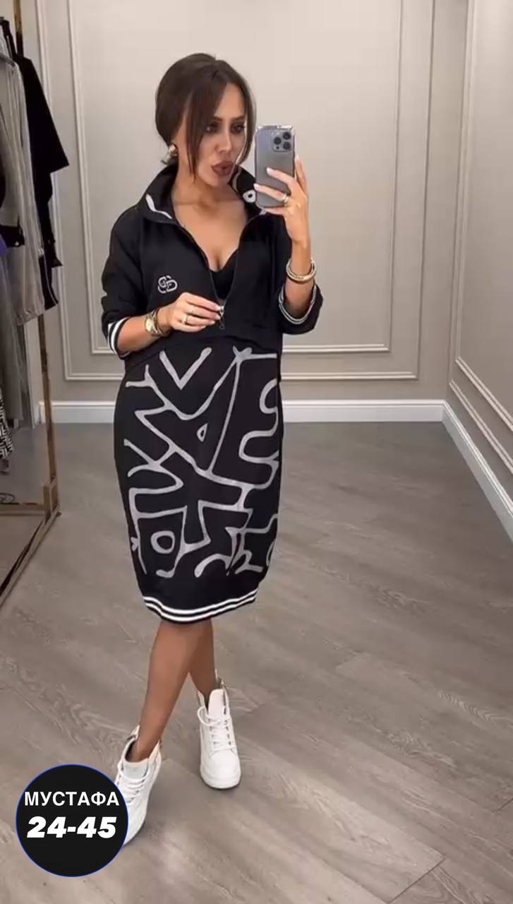 спортивное платье женское,платье ткань трикотаж с принтом,платье женское стильное,стильное платье,спортивное платье