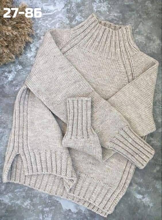 стильный свитер,гигантский свитер,свитер с высоким воротником,модные свитера,свитер свободный