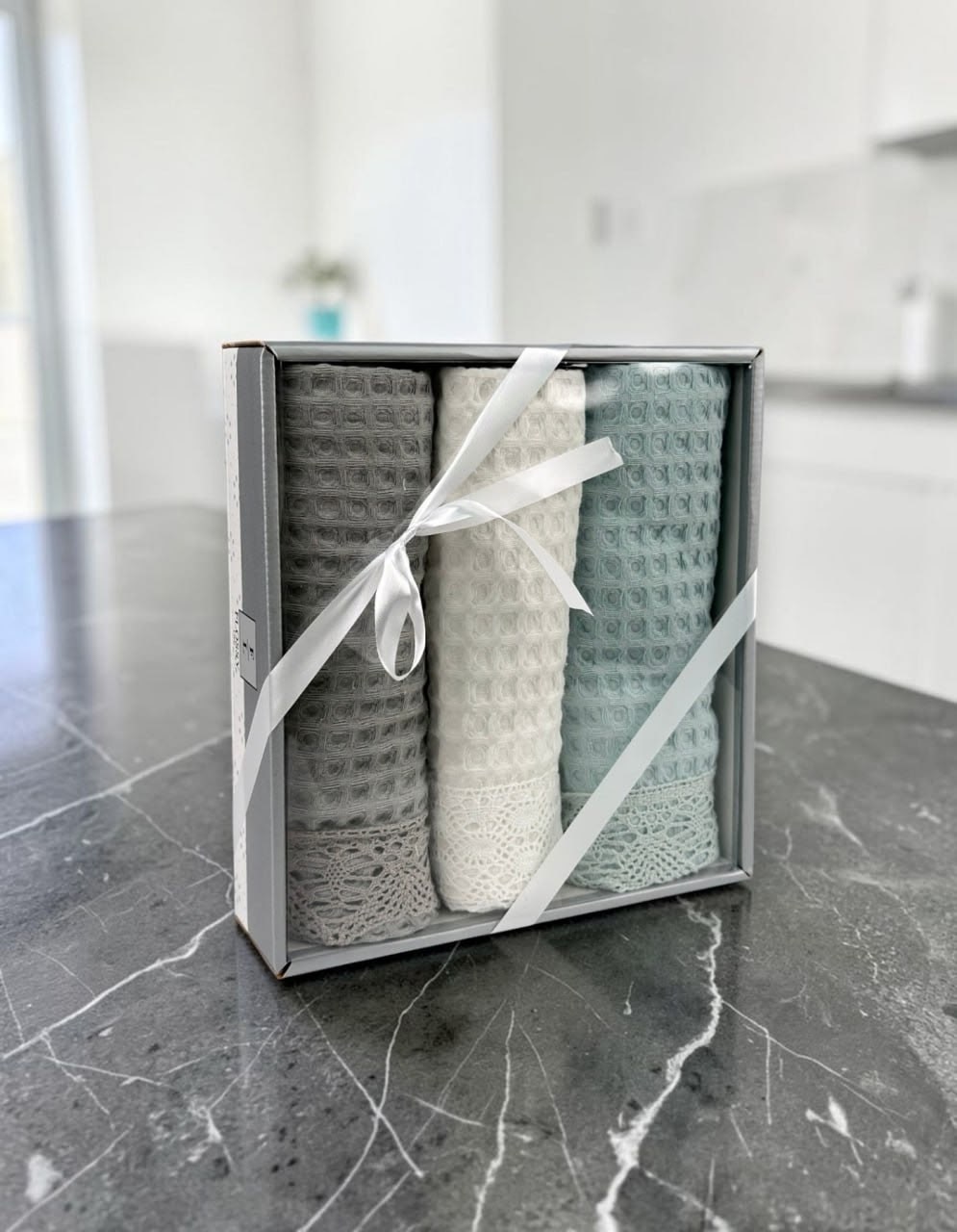 набор полотенец,набор вафельные полотенца,набор кухонные полотенец,полотенца вафельные,подарочные наборы полотенец