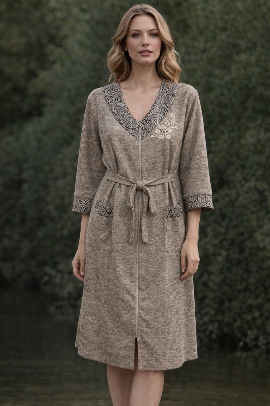 халат женский nusa,халат женский,халат женский домашний,домашний халат,халат жен