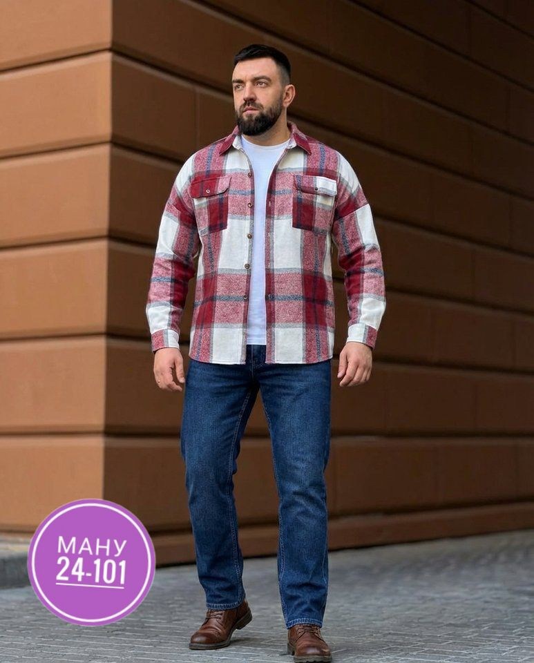 рубашка в клетку теплая h&h fashion,рубашка мужская,теплая рубашка,флисовая рубашка,рубашка мужская на флисе