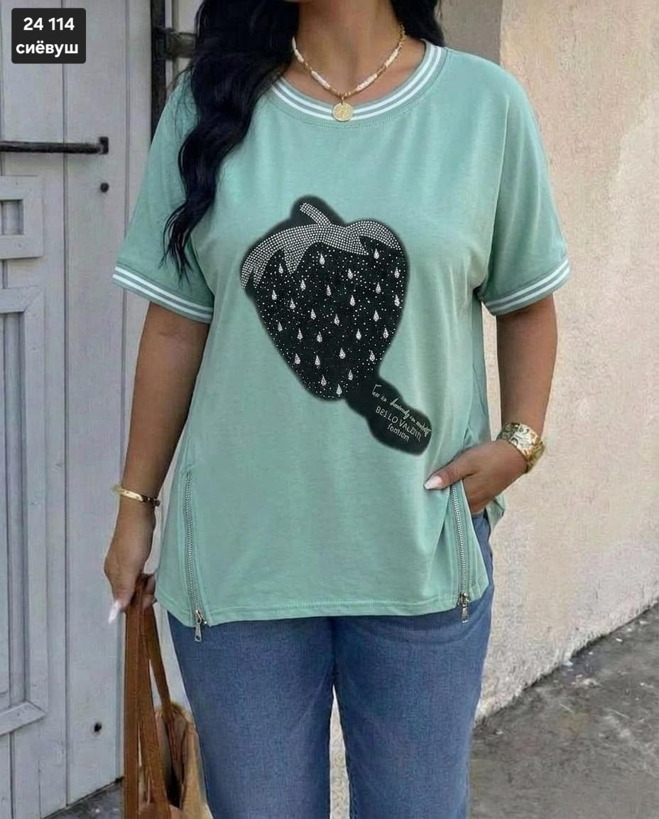 футболки женские больших размеров,женская футболка,футболки модные,футболки большие размеры со стразами,футболка майка