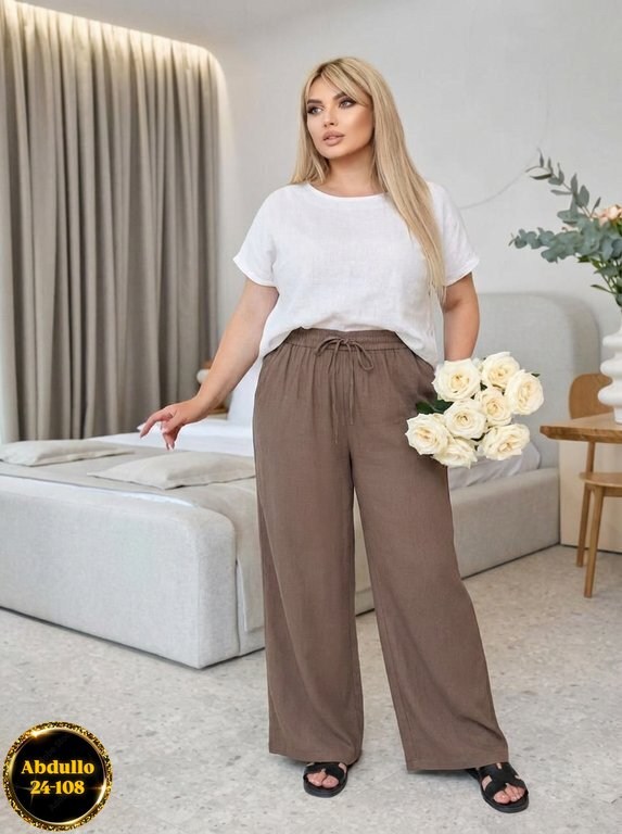 брюки для полных,широкие брюки большого размера,широкие брюки,брюки для полных женщин,брюки женские широкие