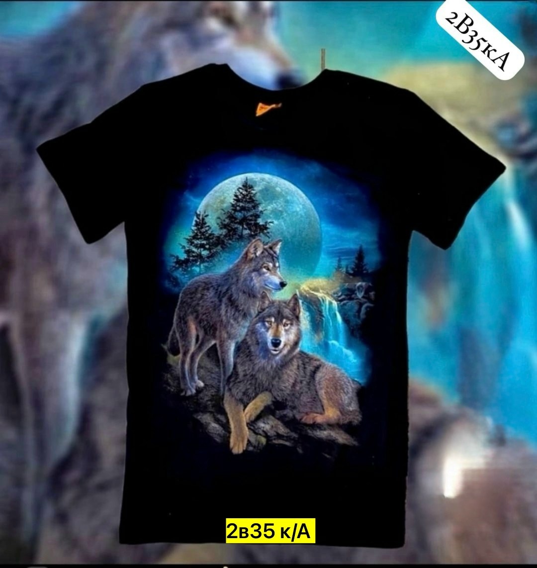футболка волк,майка с волком,футболка с принтом,футболка с принтом волка,футболка дикий волк