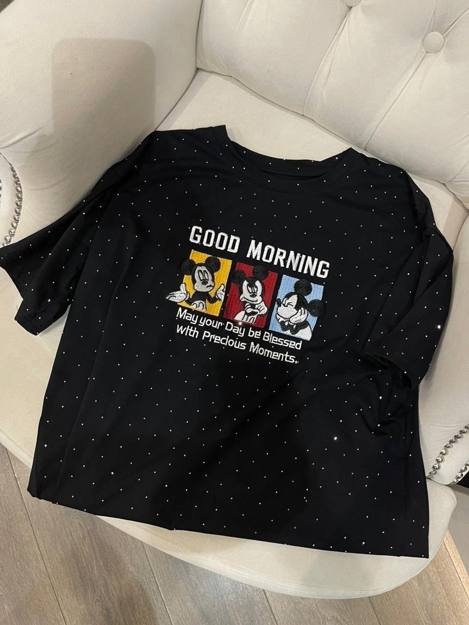 женская футболка,футболка женская оверсайз со стразами,футболки базовая,футболки для женщин,футболка оверсайз со стразами fashion lux