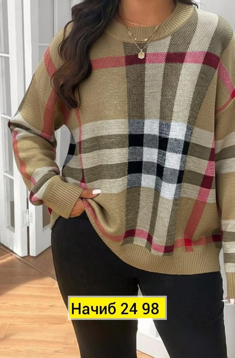 свитера женские,свитер в клетку женский,кофта женская,модные свитера,кофта женская свитер