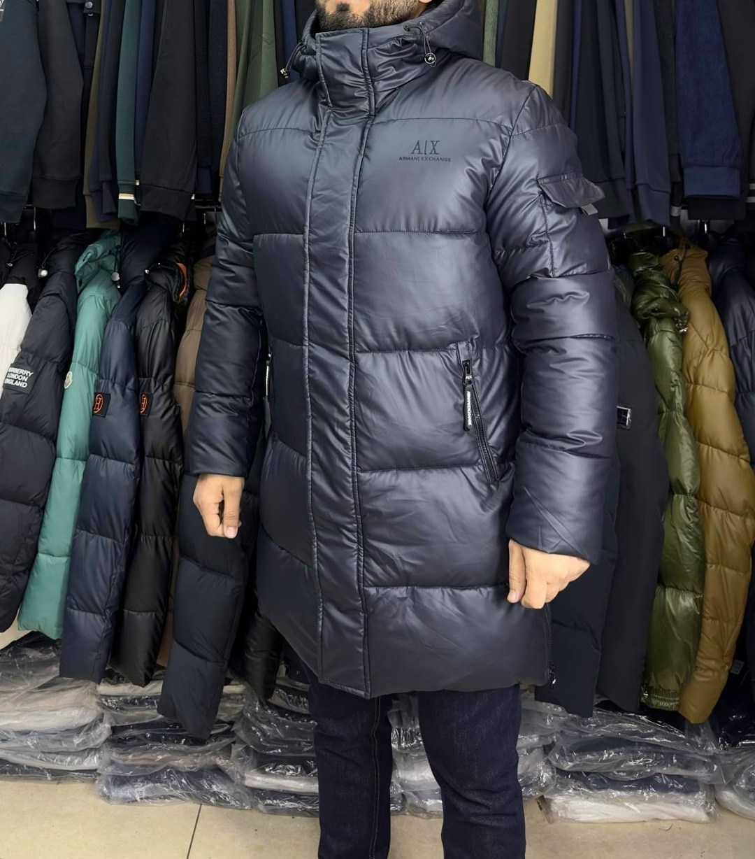 пуховик мужской зимний,мужская зимняя куртка,loro piana пуховик мужской,пуховик мужской,зимняя куртка мужская armani exchang 46-56