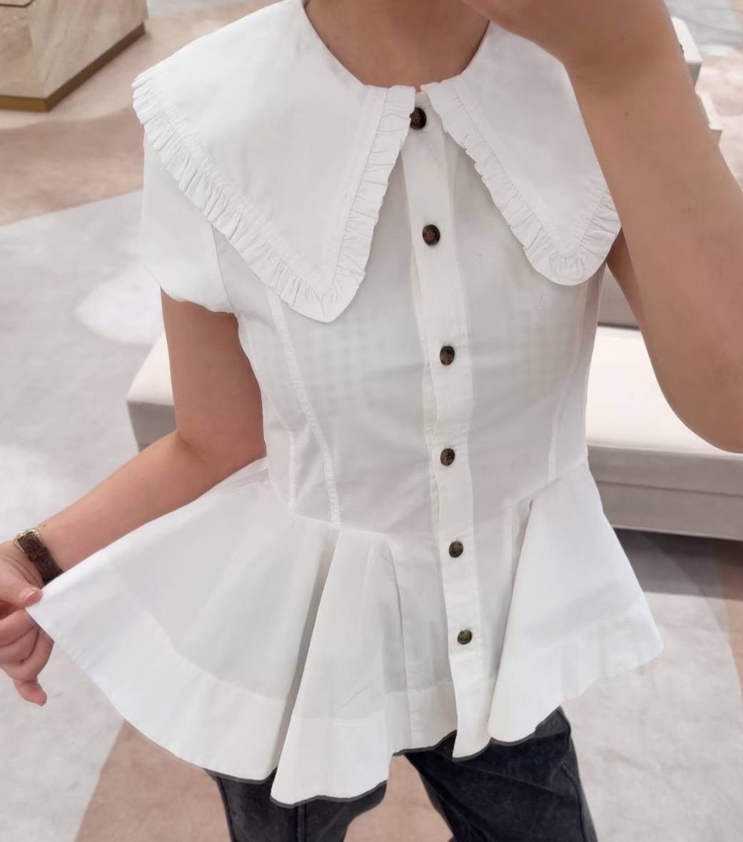 блузка с оборками,блузка для девочки,блузка модная,блуза с пуговицами,блузка школьная
