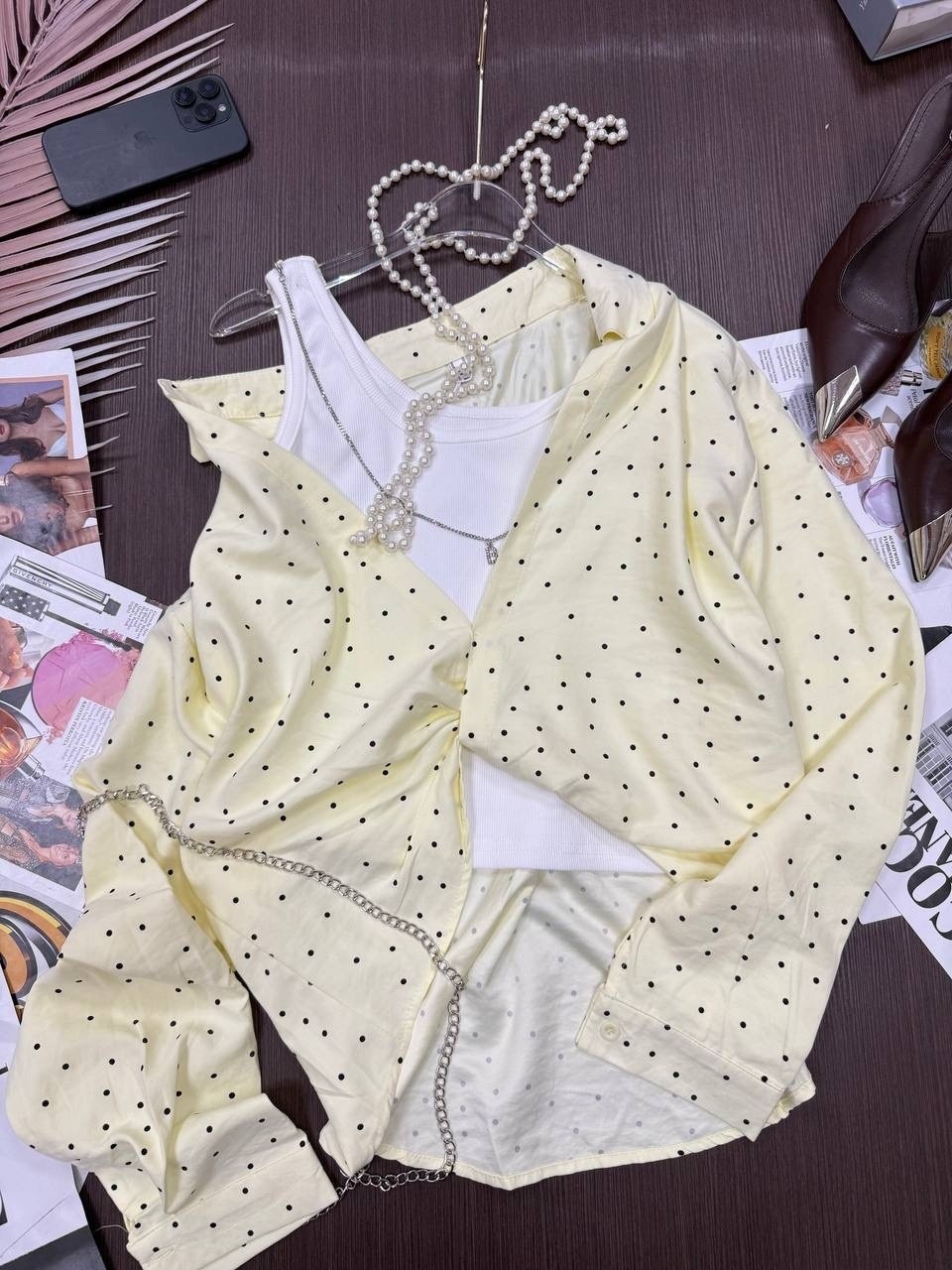 повседневная блуза,женская рубашка,шифоновая блузка в горошек,рубашка женская стильная,модная блузка