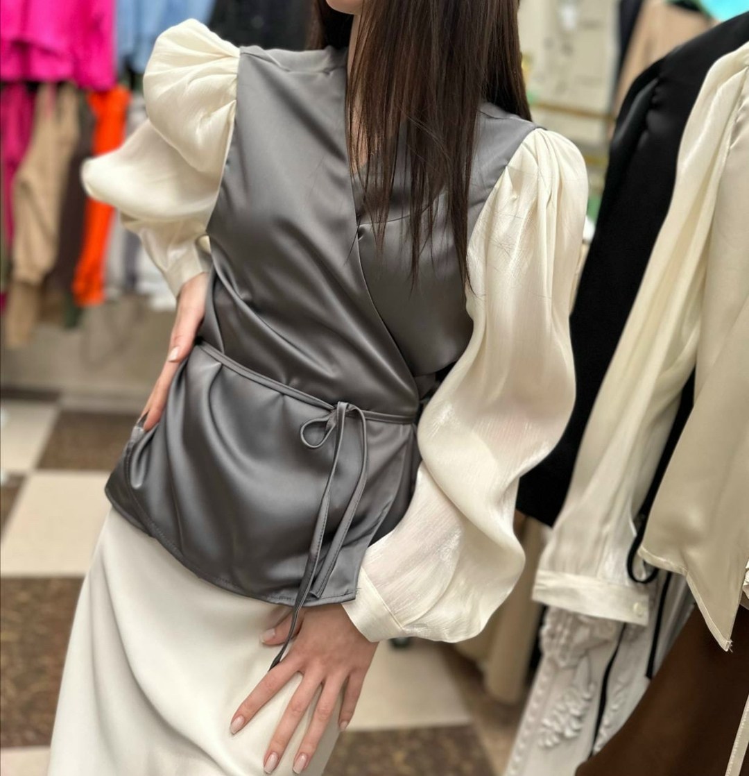 блузка кофточка,блузка серая,блузки женские,элегантная блузка,блузка