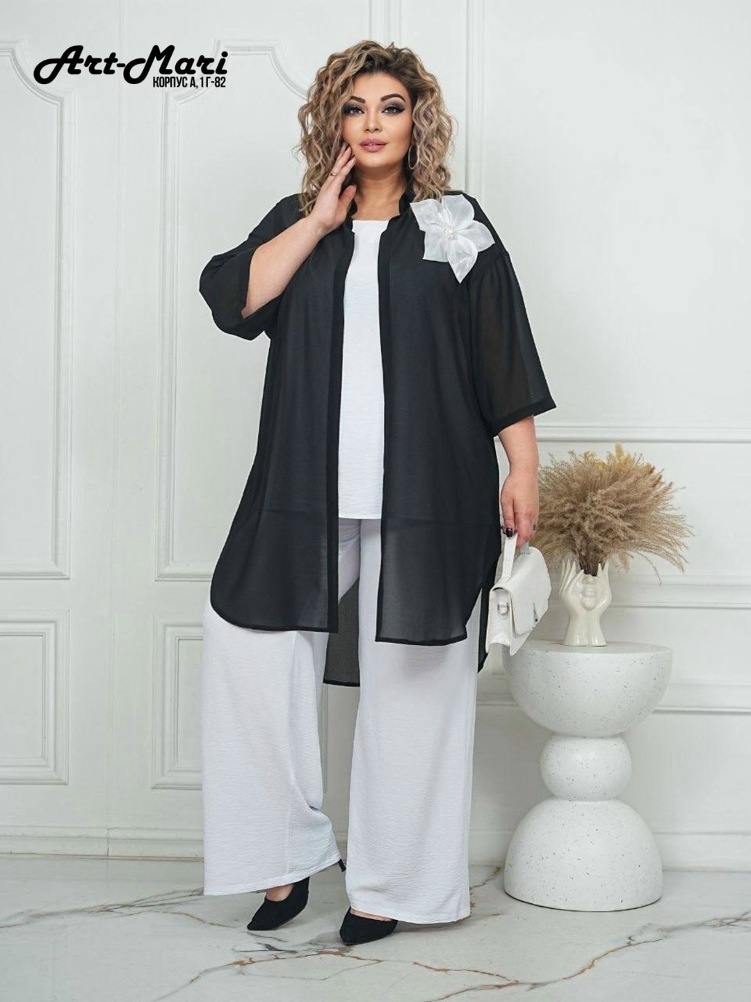 костюм брючный двойка с накидкой kr 272941977,брючный костюм больших размеров,брючные костюмы для женщин,вечерний брючный костюм,стильные костюмы