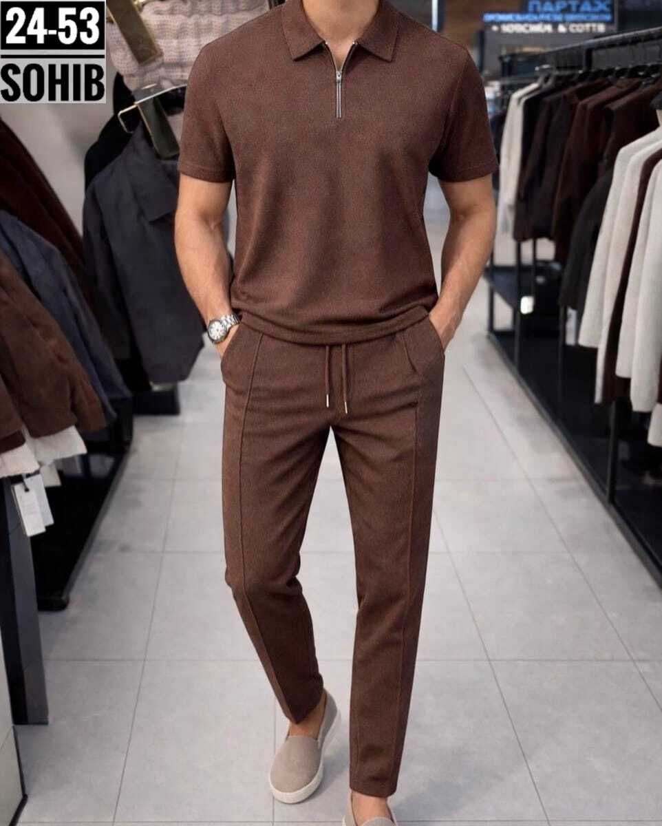 мужские спортивные костюмы,костюм брючный с поло футболкой martin wear 420739162,костюм мужской двойка,костюм летний мужской,трикотажный костюм мужской