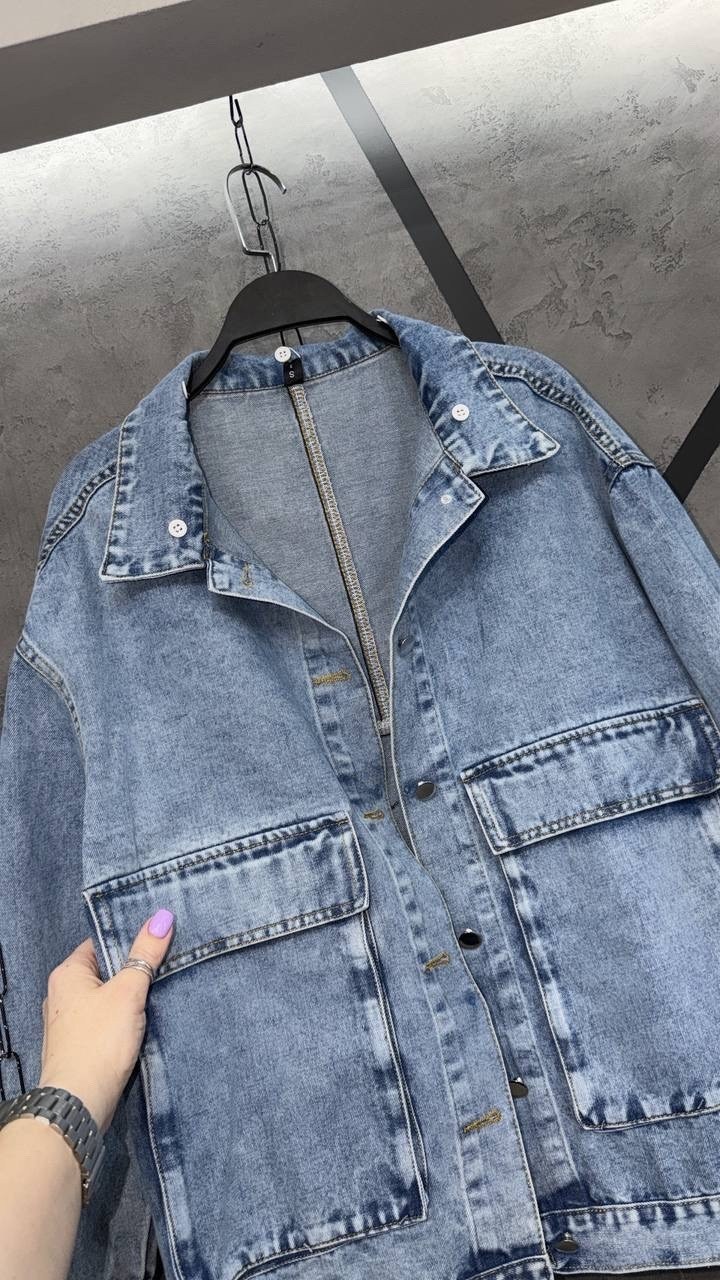 джинсовая куртка оверсайз женская 2026,свободная джинсовая куртка для женщин,куртка джинсовая,женская джинсовая куртка с большими карманами,женская джинсовая куртка