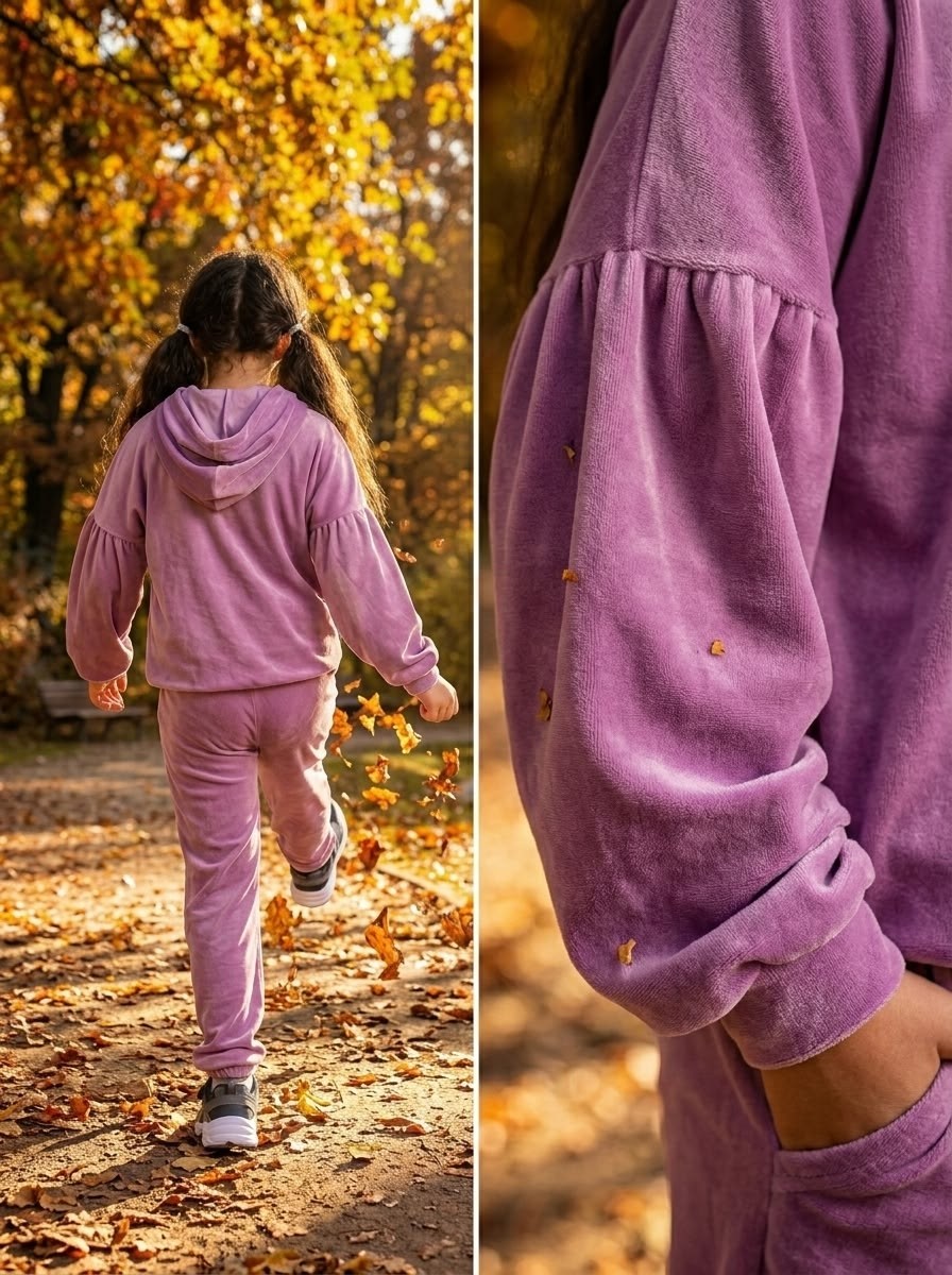 спортивный костюм велюровый для девочки,велюровый костюм,велюровый спортивная костюм,велюровый костюм для девочки,костюм детский (толстовка, брюки) kaftan "basic line" лиловый
