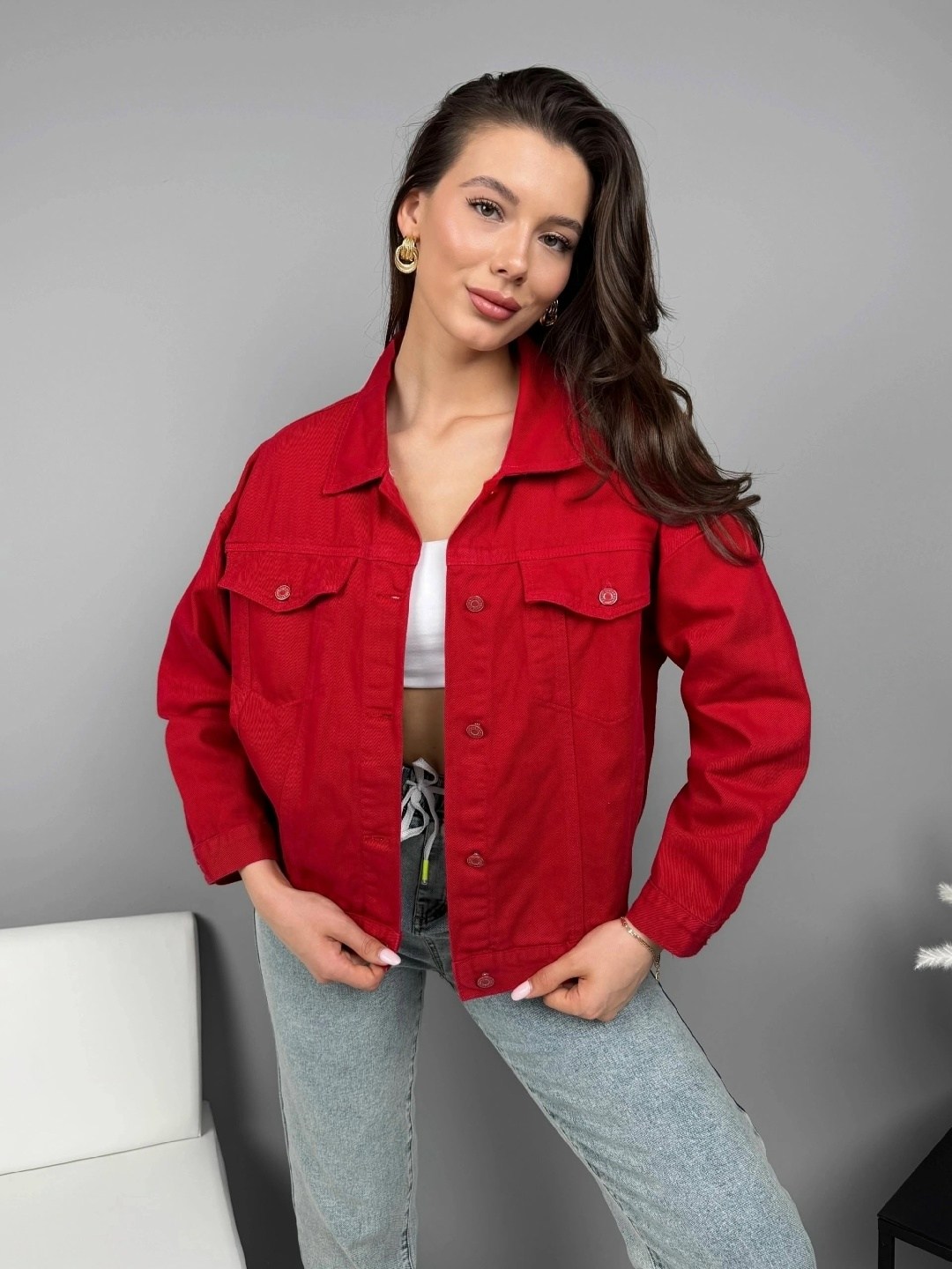 джинсовая куртка,женские джинсовые куртки,куртка джинсовая укороченная бомбер оверсайз tavana,куртка джинсовая женская оверсайз,куртка джинсовая укороченная