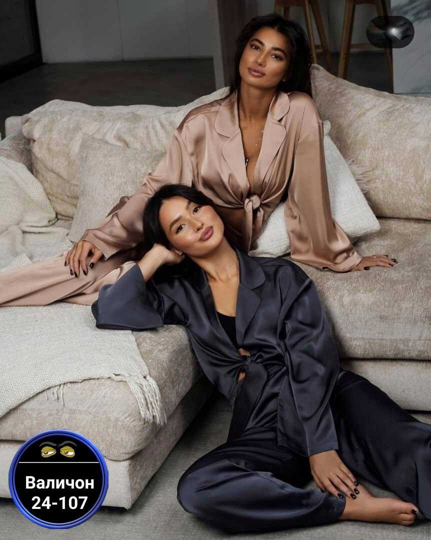 пижама шелковая со штанами,шелковая пижама,шелковая пижама для женщин,женские шелковые пижамы,парные шелковые пижамы
