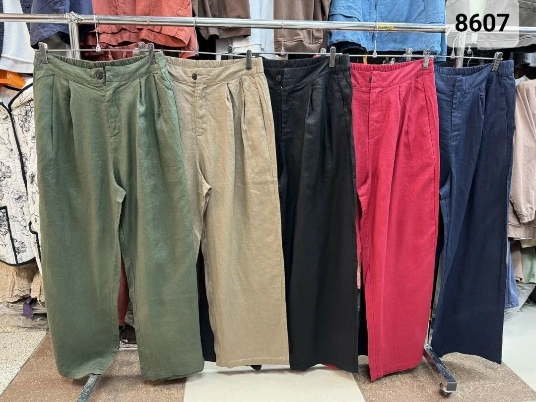 женские широкие брюки,широкие брюки,брюки льняные,повседневные брюки,летние брюки