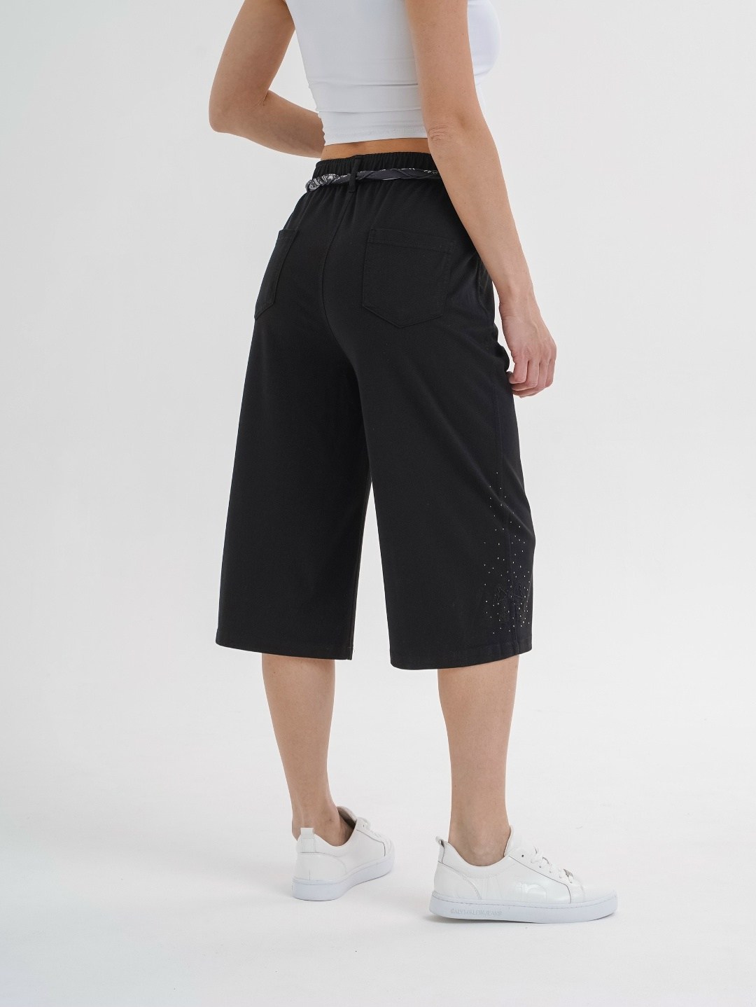 бриджи женские,брюки капри,повседневные брюки,кюлоты брюки,серые бриджи