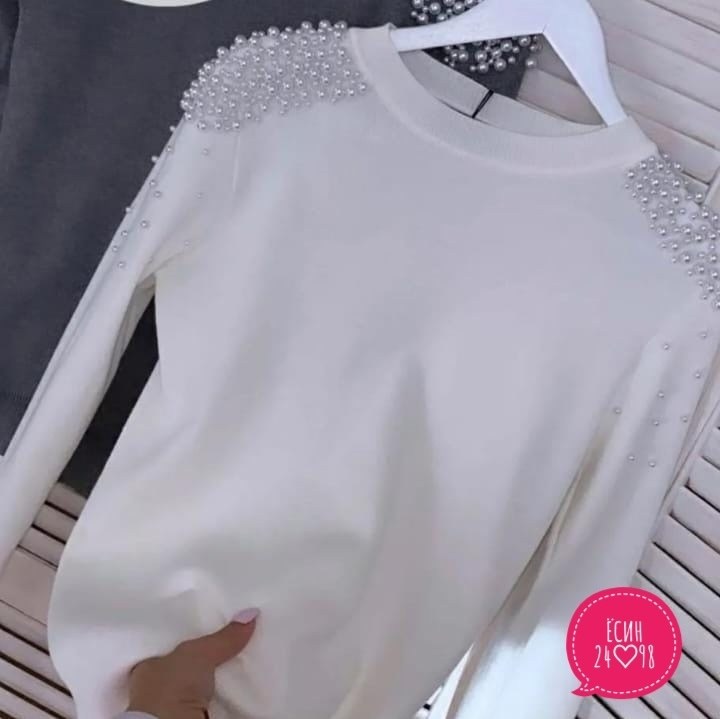 кофта с бусинками,джемпер бусинами,кофта женская,кофта с бусинами,джемпер бусы