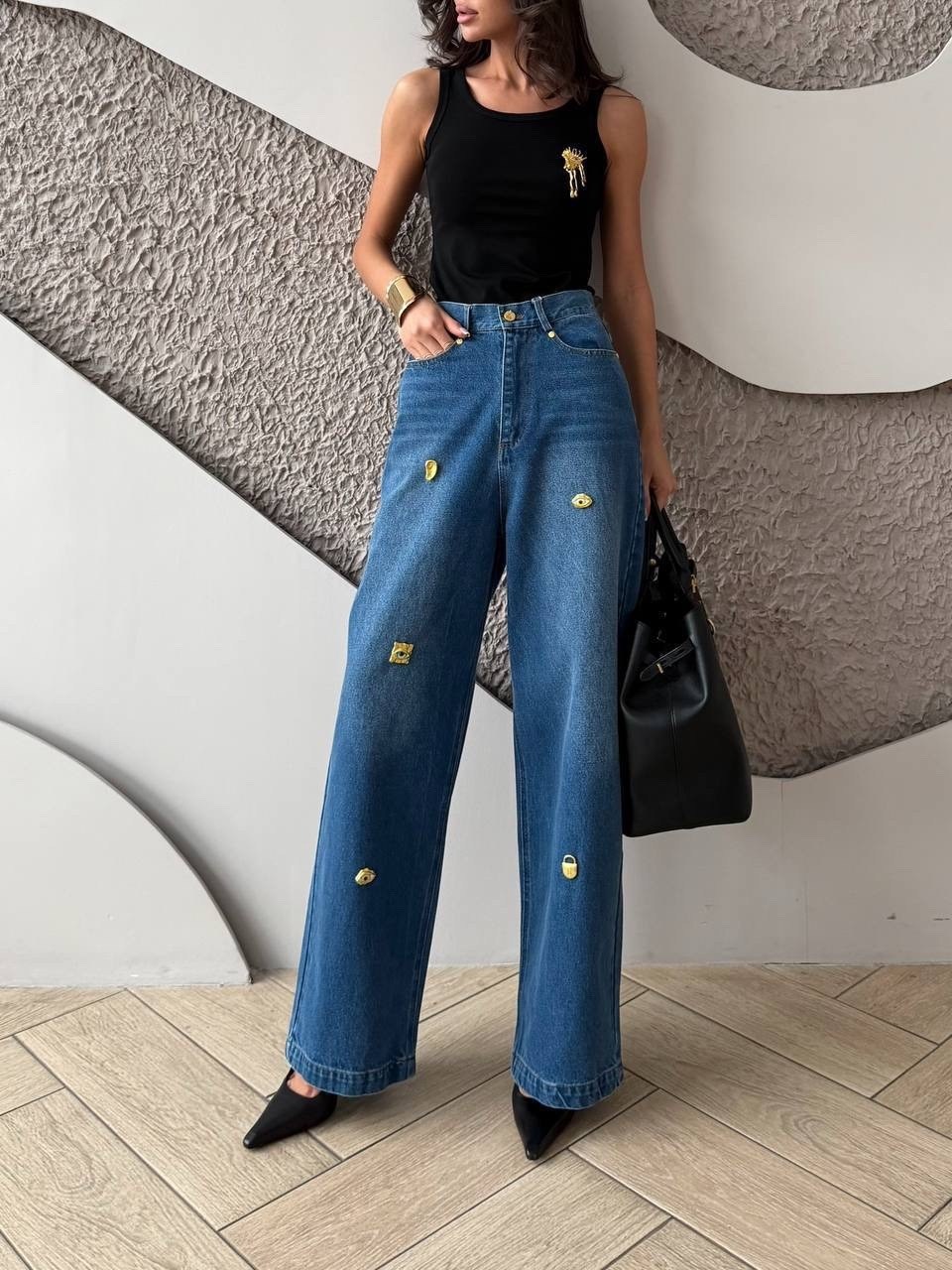 женские джинсы,джинсы палаццо,женские джинсы широкие,джинсы брюки,джинсы широкие