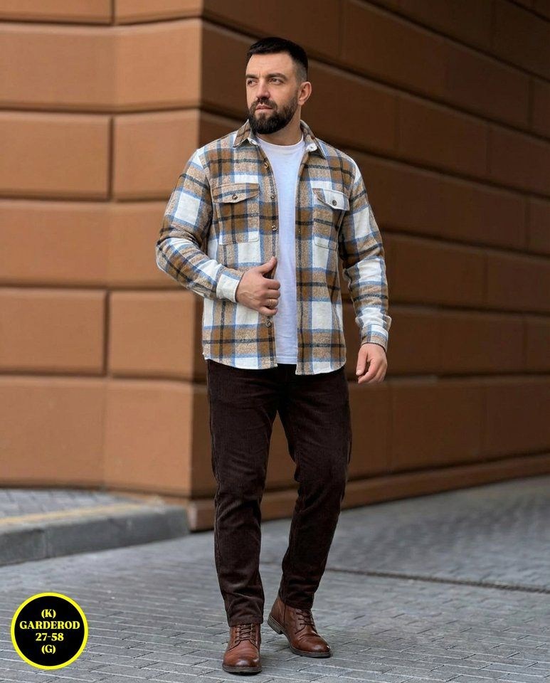 рубашка мужская в клетку,рубашка мужская,рубашка на флисе утепленная le valdo,рубашка мужская большие размеры,флисовая рубашка