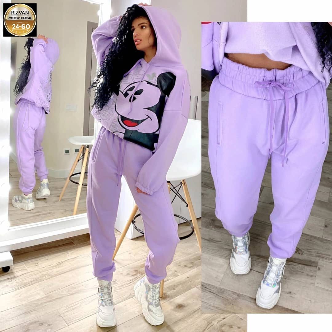 cпортивный костюм теплый,костюм с микки маусом,женский спортивный костюм на флисе микки,костюм на флисе,женский спортивный костюм на флисе