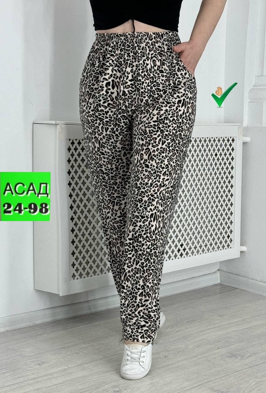 леопардовые штаны,штаны женские,женские брюки,брюки трикотажные,брюки штаны