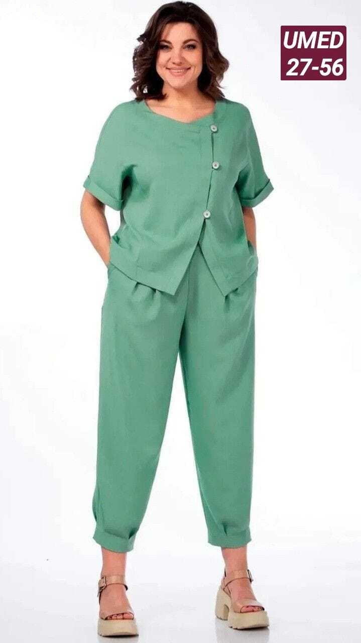 женские брючные костюмы больших размеров,брючный костюм michel chic 1337/1 мохито,женские костюмы,костюм больших размеров брючный,брючные костюмы для женщин