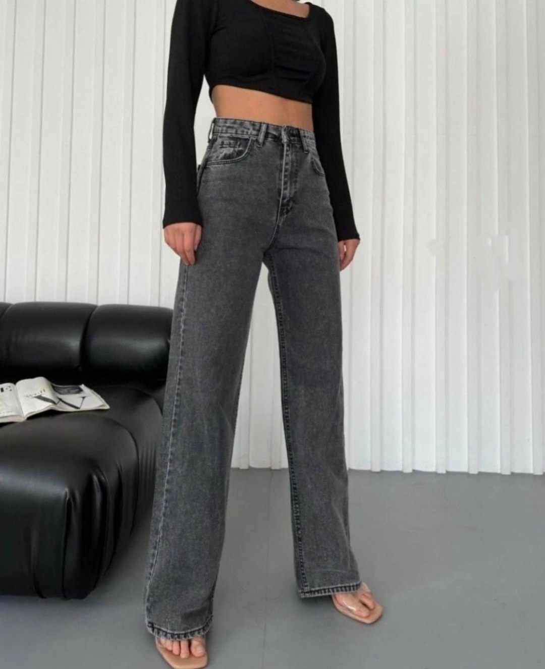 джинсы трубы женские,джинсы клеш широкие с высокой посадкой,широкие джинсы,джинсы клёш,серые джинсы широкие