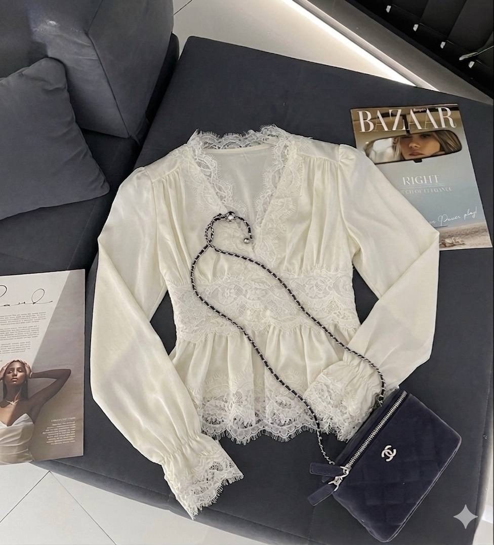 блузка с оборками,кружевная блузка,белая кружевная блузка,женская блуза,блуза