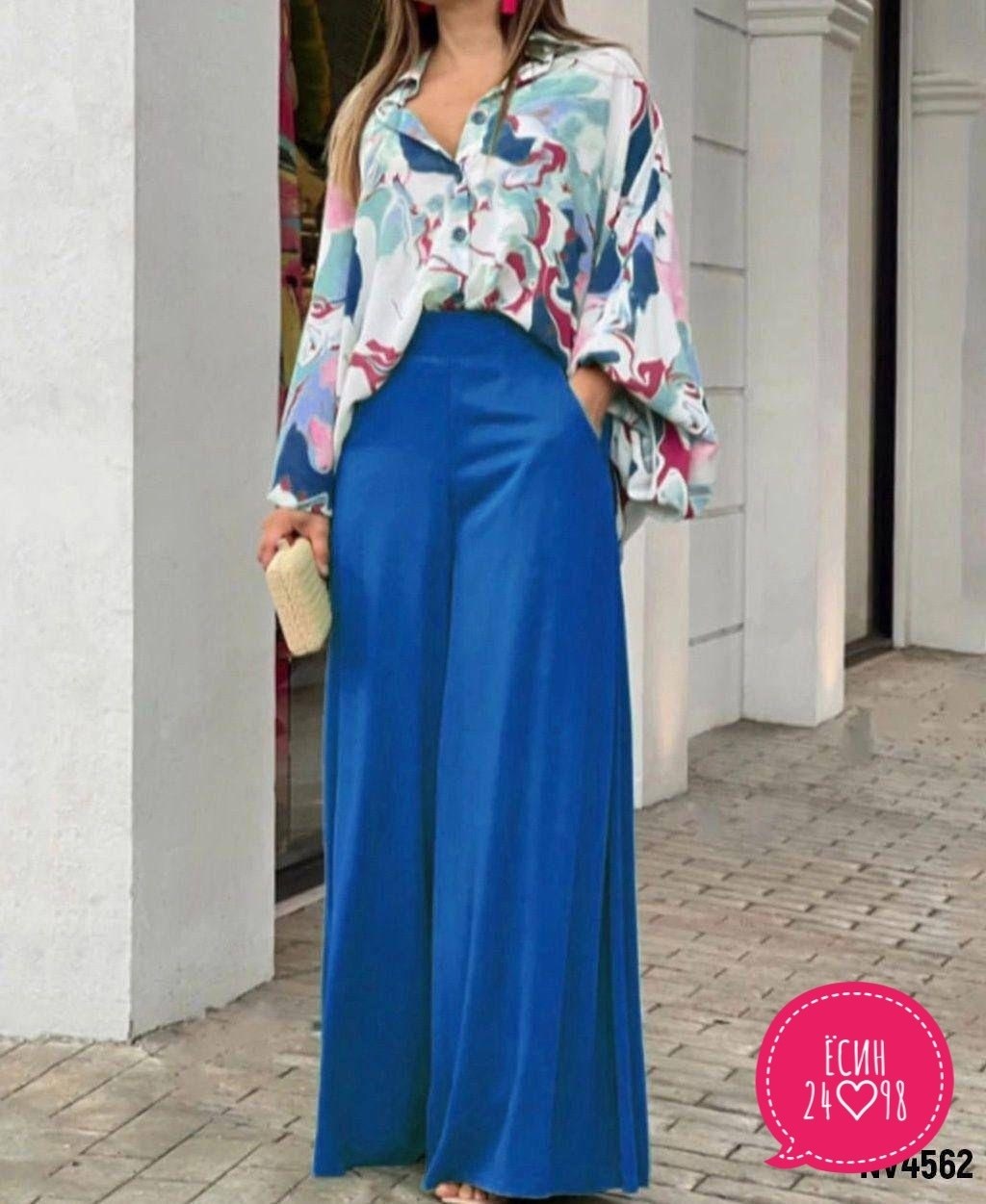 стильные наряды,широкие брюки,брюки с широкими штанинами,повседневный костюм,комплект одежды женский
