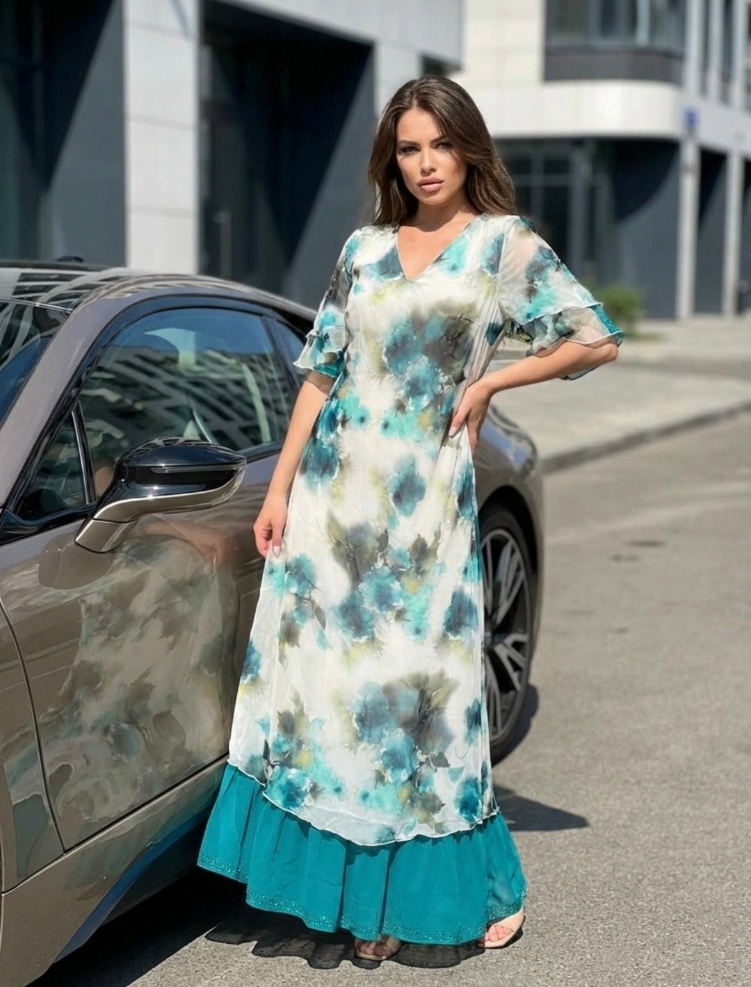 платье шифоновое,платья,платье женской,модное платье,женское шифоновое платье