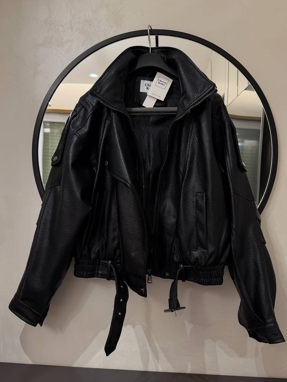 женская кожаная куртка,кожаная куртка,женская куртка из искусственной кожи,edem-room модная кожаная куртка - бомбер,модная кожаная куртка - бомбер