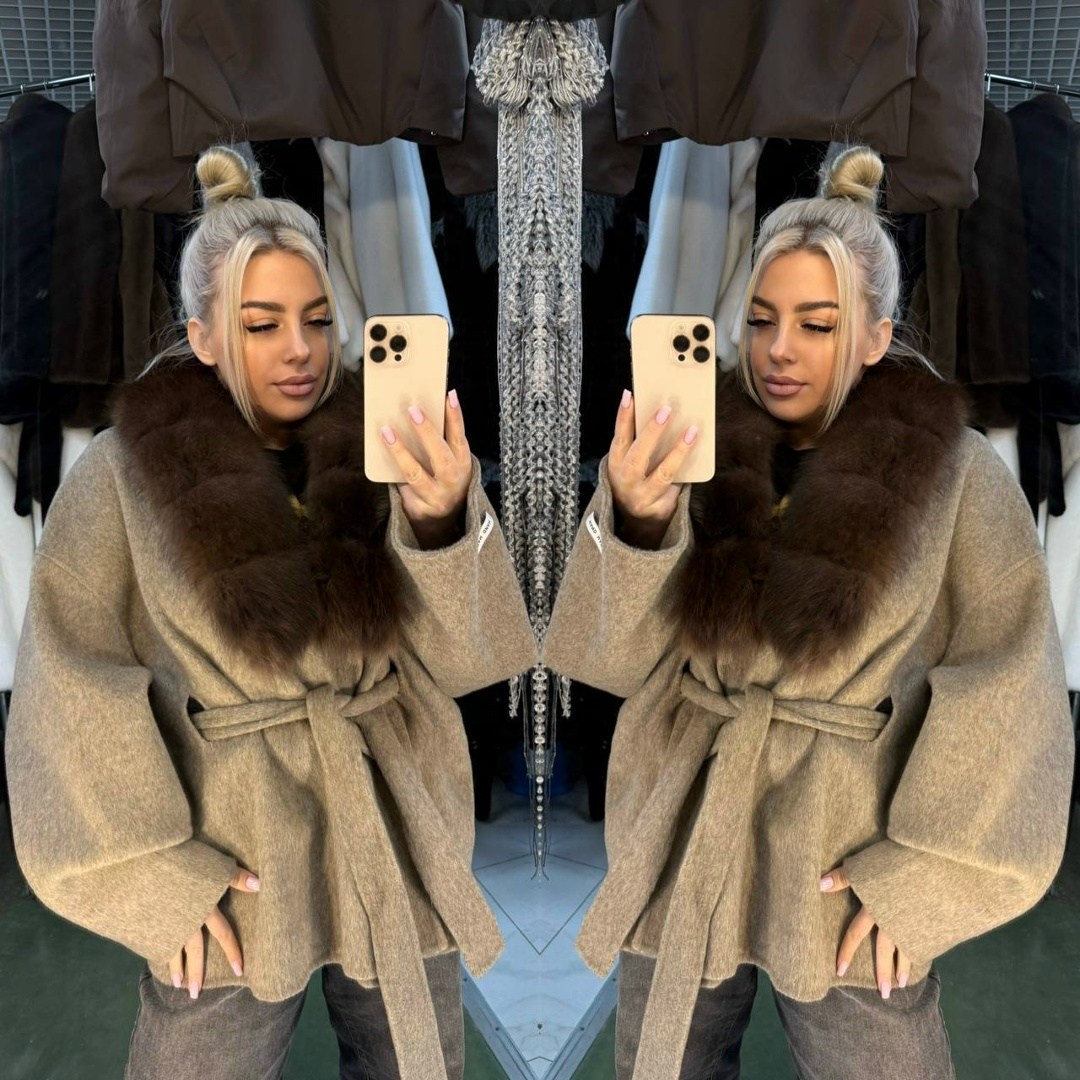 пальто кашемировое с мехом песца,пальто с мехом,утепленное кашемировое пальто с мехом соболя,женское пальто с натуральным мехом,пальто с натуральным мехом