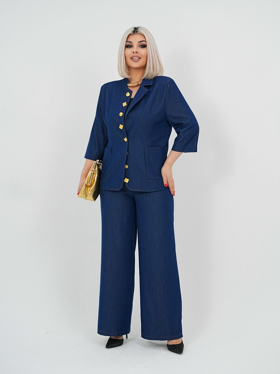 костюм двойка,стильный костюм,брючный костюм женский больших размеров final style,брючный комплект,брючной костюм