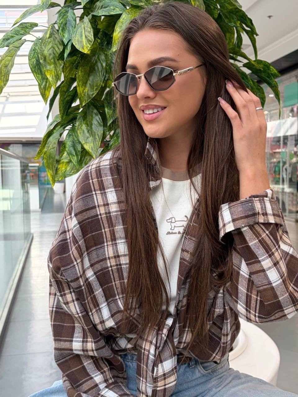 рубашка в клетку оверсайз на кнопках,рубашка женская в клетку,женская рубашка в клетку оверсайз,рубашка в клетку оверсайз удлиненная,рубашка фланелевая в клетку оверсайз