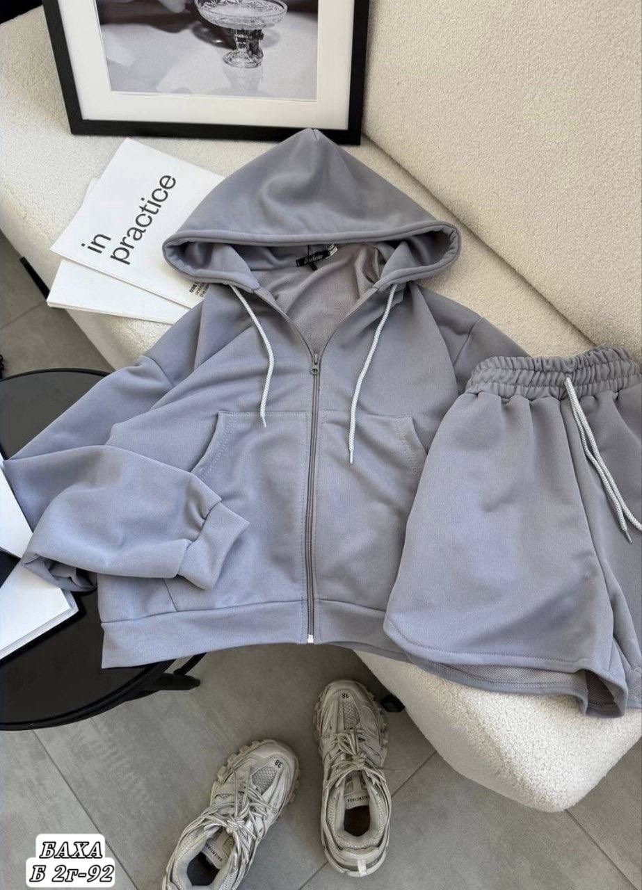 костюм с шортами,костюм кофта и шорты,костюм двойка с шортами,костюм креп жатка рубашка и шорты,трикотажный костюм с шортами