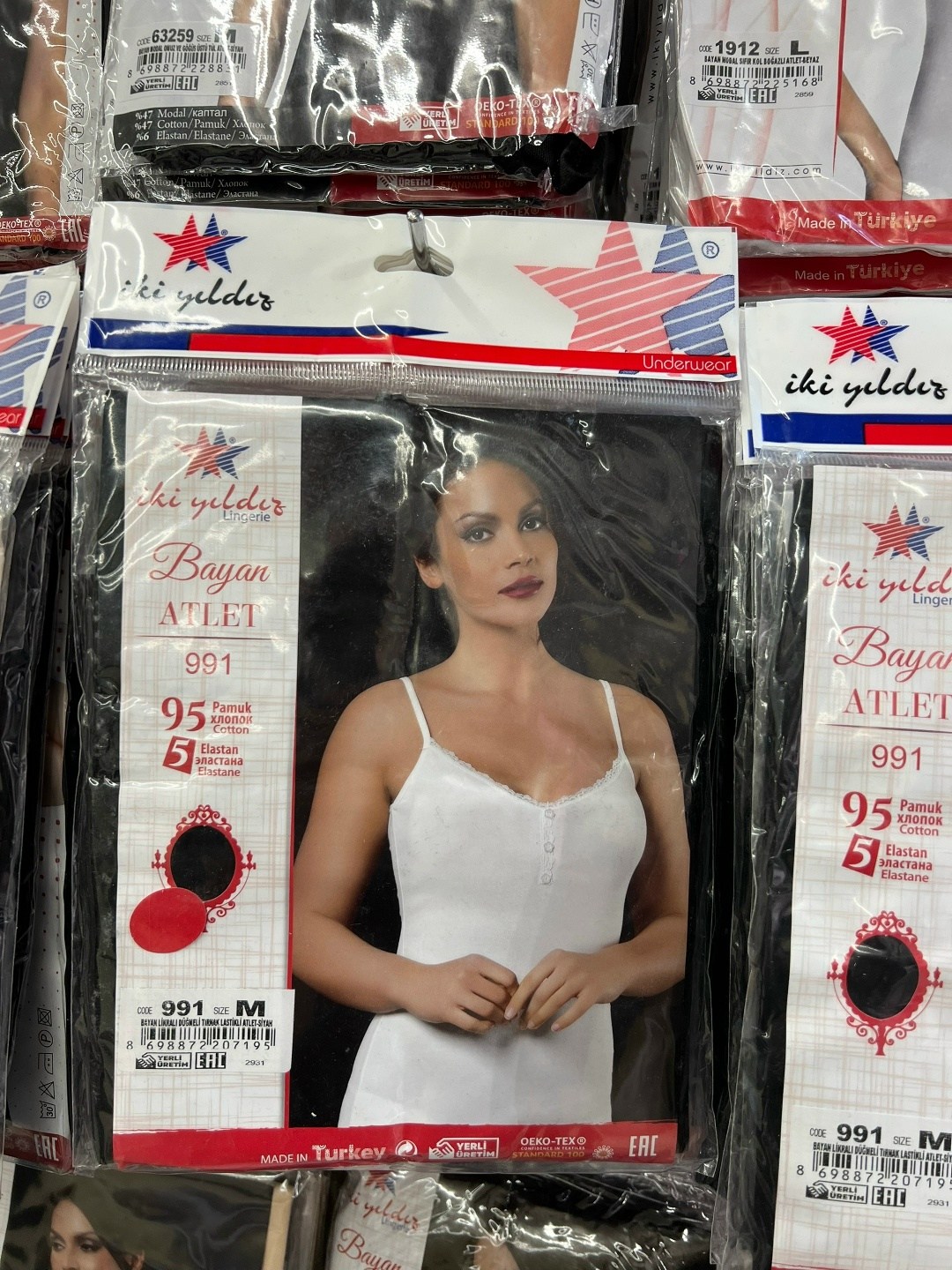 женская майка iki yildiz,женская бельевая майка,майка женская,майка базовая женская,майка для женщин