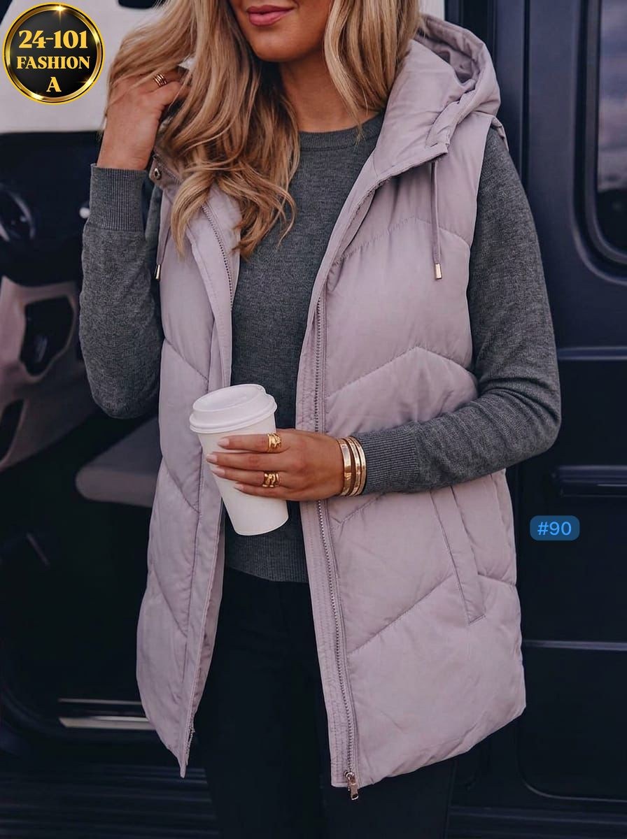 жилетка женская,жилет женский,жилетка с капюшоном,удлиненный жилет,жилетка удлиненная женская