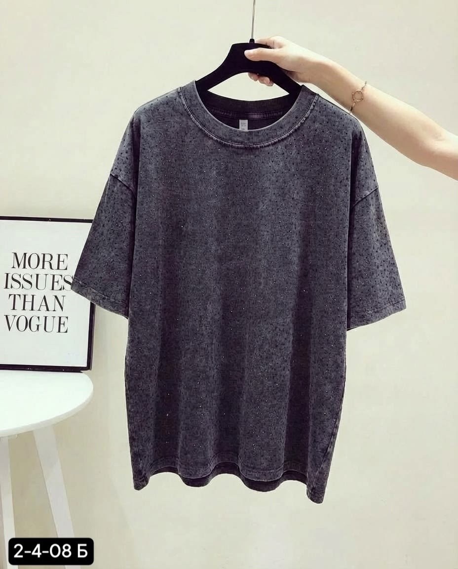 футболка в стразах варенка оверсайз gul brand,футболки женская,футболки женская оверсайз,футболка оверсайз с,футболки и майки