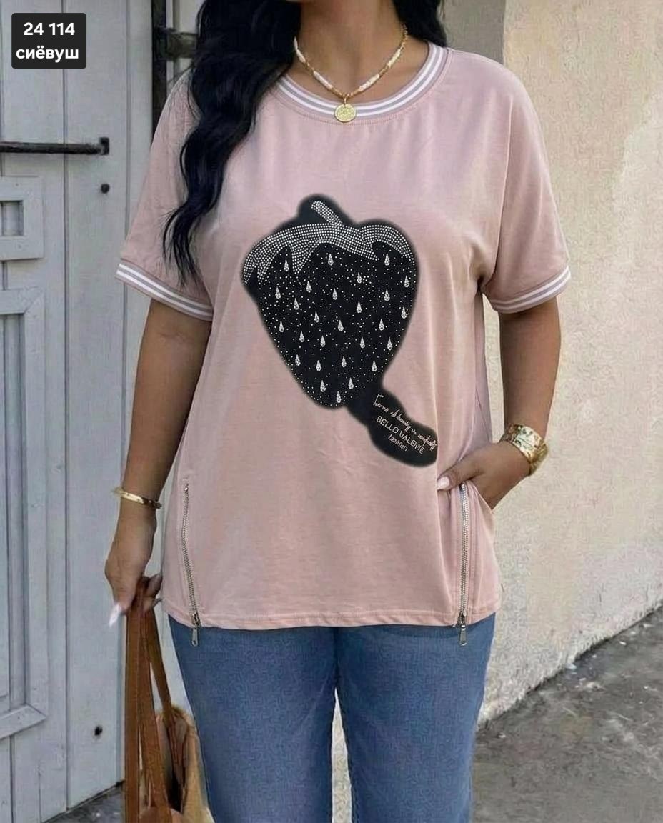 футболки женские больших размеров,женская футболка,футболки модные,футболки большие размеры со стразами,футболка майка