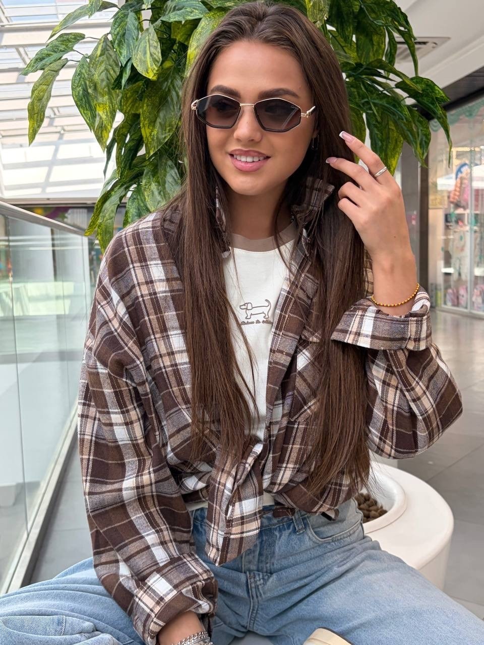 рубашка в клетку оверсайз на кнопках,рубашка женская в клетку,женская рубашка в клетку оверсайз,рубашка в клетку оверсайз удлиненная,рубашка фланелевая в клетку оверсайз