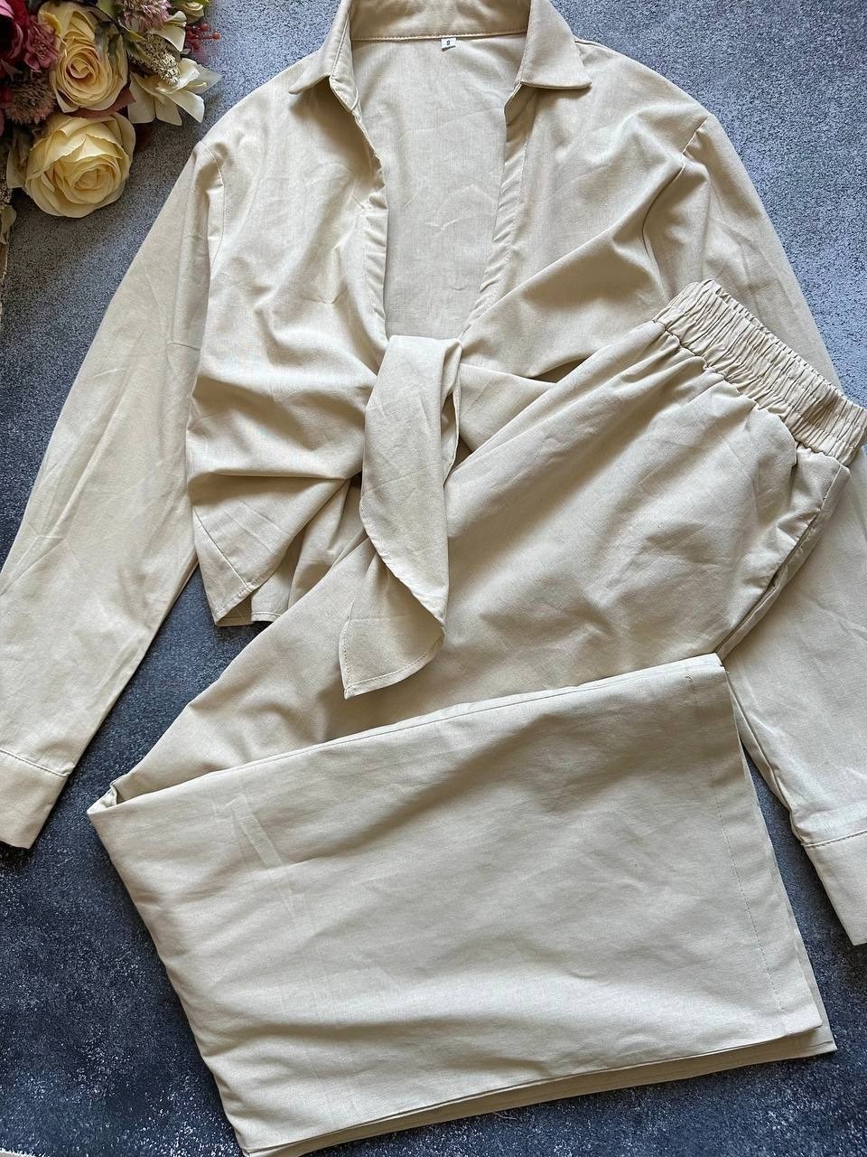 хлопковый костюм,женский костюм летний,брючный костюм летний,костюм с брюками,костюм женский льняной