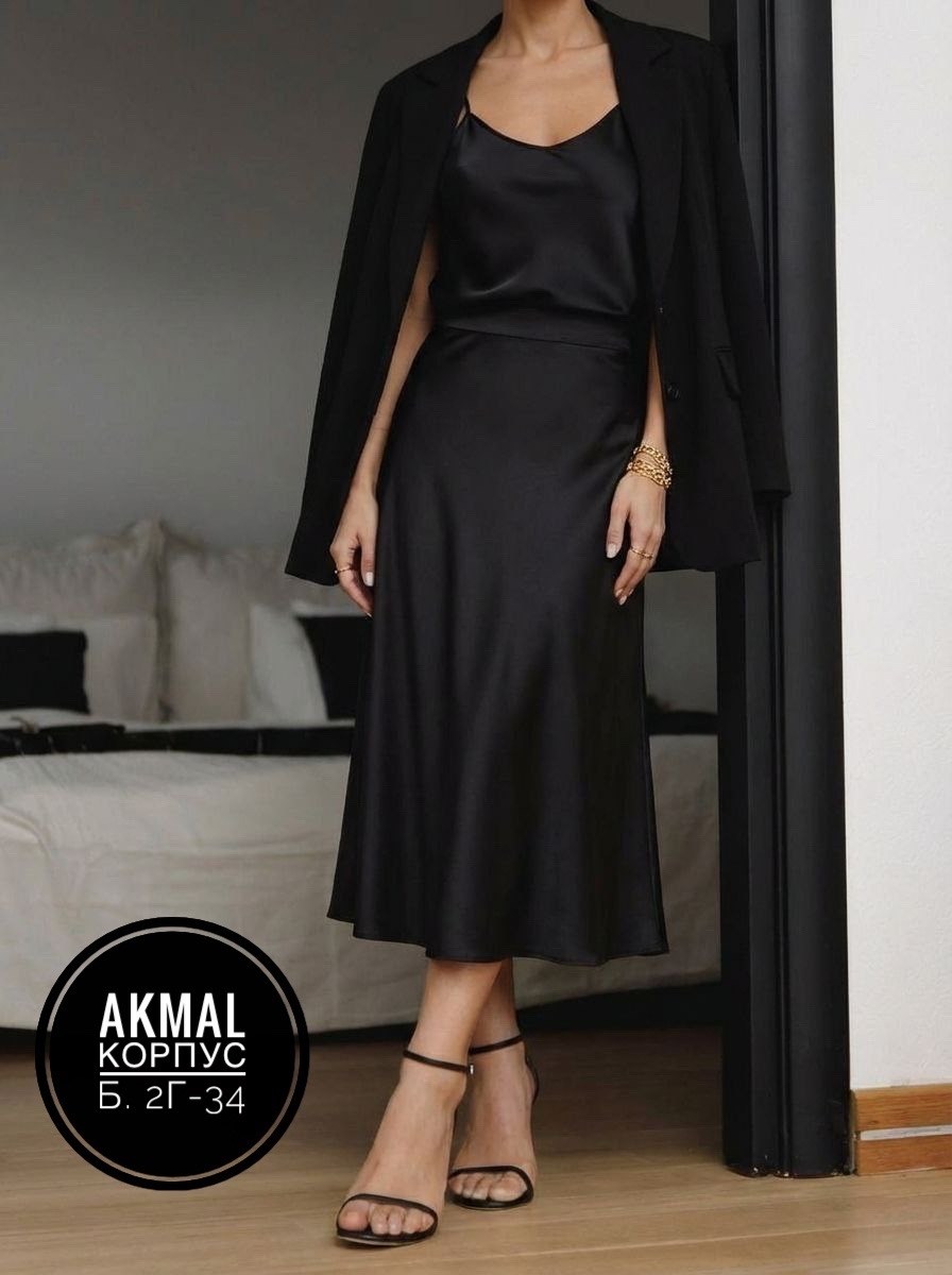 платье-комбинация,шелковая юбка миди,юбка,юбка миди атласная,атласная юбка черная