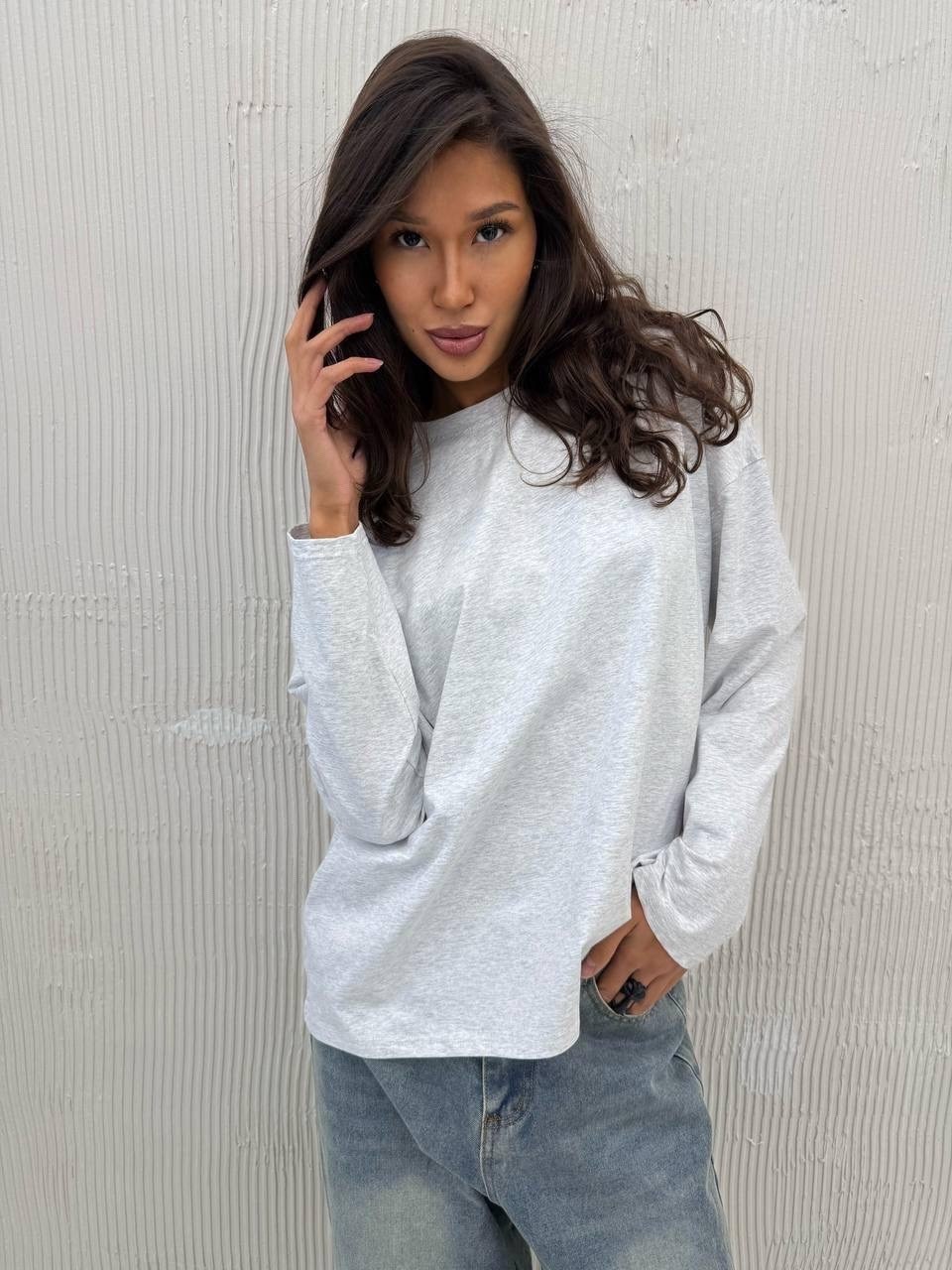 лонгслив оверсайз хлопок change! цвет коричневый,лонгслив женский оверсайз с длинными рукавами,лонгслив женский оверсайз,лонгслив оверсайз,лонгслив оверсайз хлопок