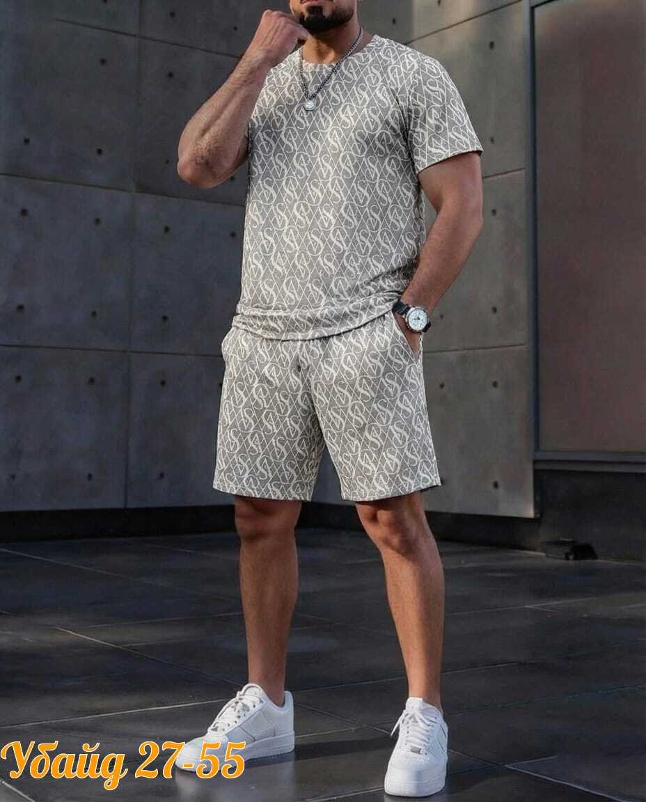 костюм спортивный с шортами мужской,мужская мода,костюм мужчины,костюм мужской,костюм спортивный мужской