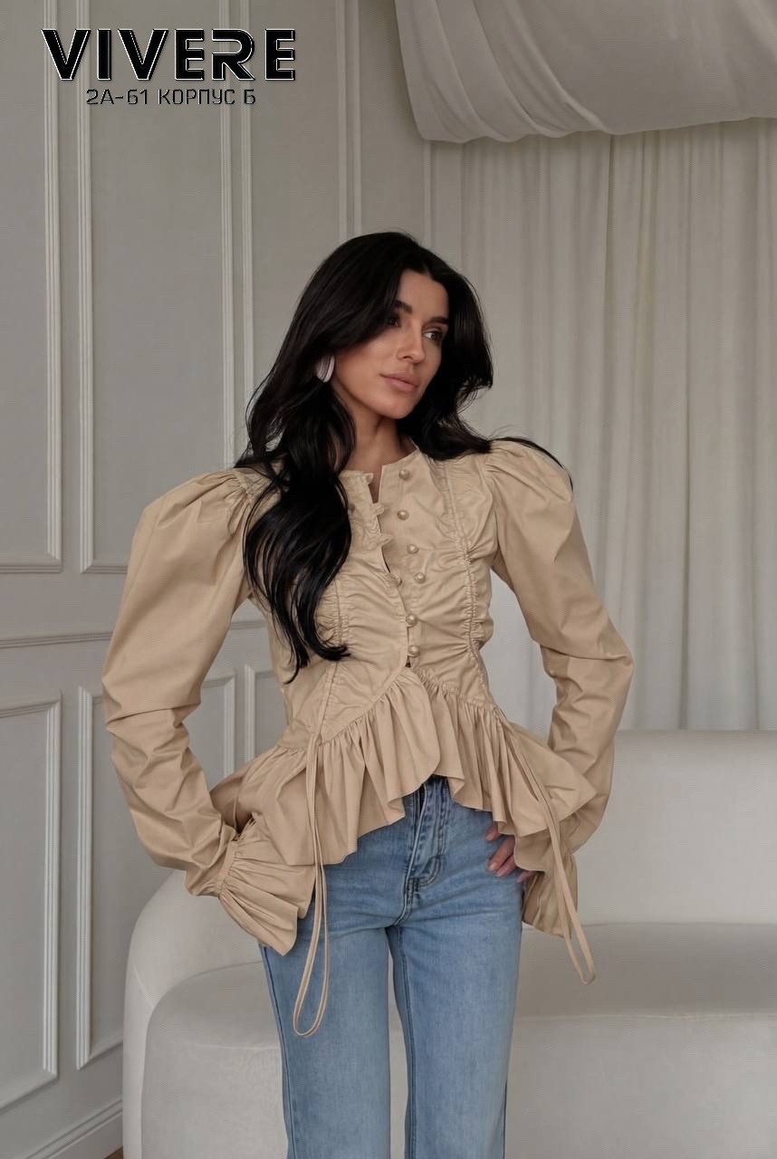 блузка с оборками,блузка женская,блузка ,рубашка женская,рубашка женская с рюшами