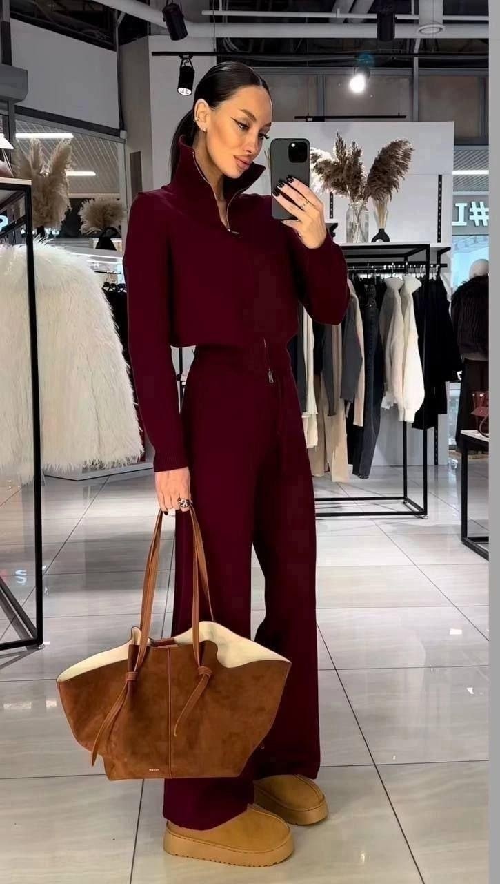 вязаные костюмы женские,вязаные костюмы,трикотажные костюмы женские,костюм вязаный с брюками,костюм двойка кашемир